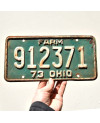 Americká ŠPZ Ohio 1973 Green Farm 912371