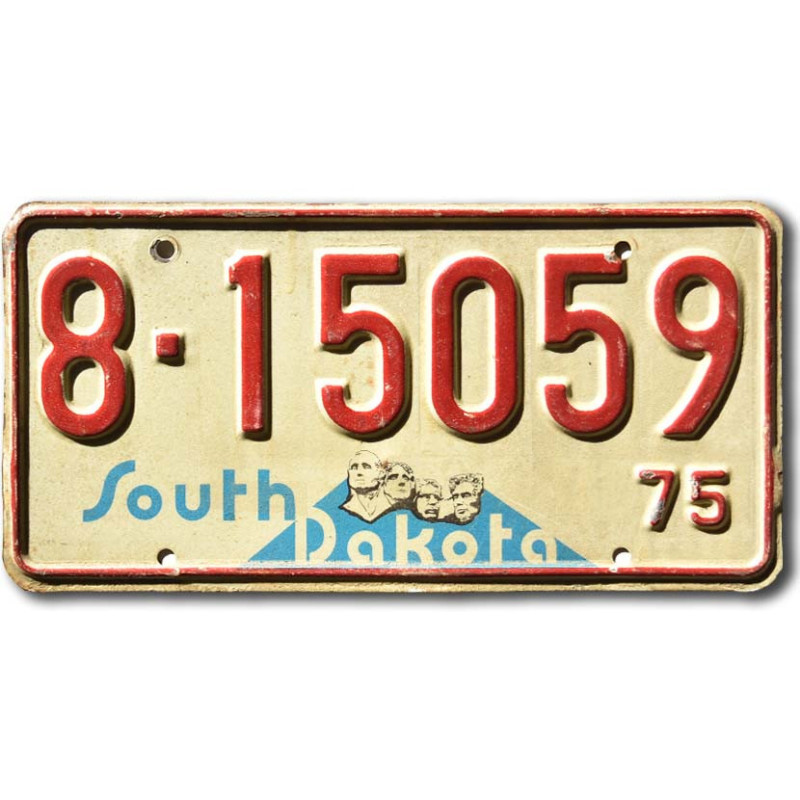 Americká ŠPZ South Dakota 1975 Mount Rushmore 8-15059