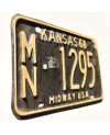 Americká ŠPZ Kansas 1968 Midway MN-1295