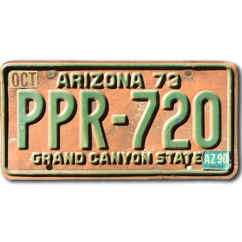 Americká ŠPZ Arizona 1973 Grand Canyon PPR-720