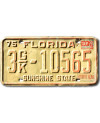 Americká ŠPZ Florida 1975 Arrive Alive 3GK-10565