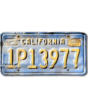 Americká ŠPZ California Blue 1P13977