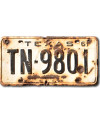 Americká ŠPZ Texas 1961 White TN-9801