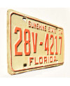 Americká ŠPZ Florida 1974 Sunshine State 28V-4217