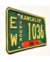 Americká ŠPZ Kansas 1973 Green Truck EW 1036