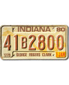 Americká ŠPZ Indiana 1980 George Rogers Clark 41B2800