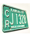 Americká ŠPZ Kansas 1975 Green CRJ 1328