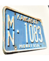 Americká ŠPZ Kansas 1967 Blue Midway MN-1083