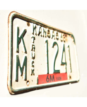 Americká ŠPZ Kansas 1963 Truck KM-1241