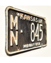 Americká ŠPZ Kansas 1966 Midway MN 845