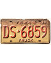 Americká ŠPZ Texas 1974 Truck DS-6859