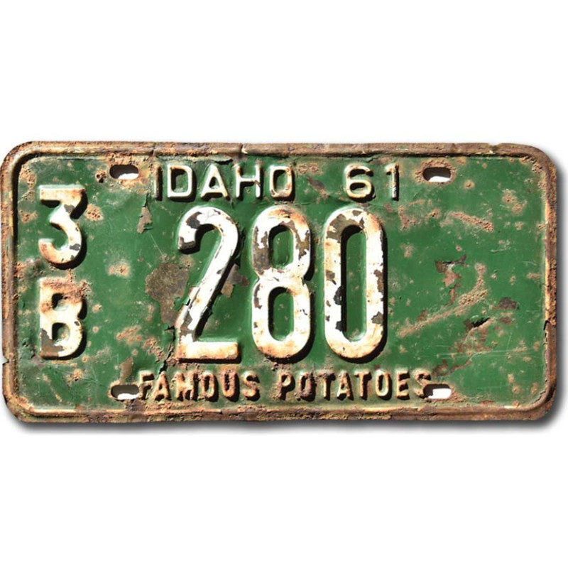 Americká ŠPZ Idaho 1961 Famous Potatoes 3B 280