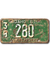 Americká ŠPZ Idaho 1961 Famous Potatoes 3B 280