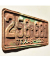 Americká ŠPZ Texas 1932 Rusty 258-681