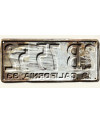 Americká ŠPZ California 1933 Rusty 2B 7552