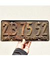 Americká ŠPZ California 1933 Rusty 2B 7552