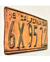 Americká ŠPZ California 1934 Yellow 6X 9572