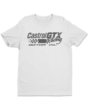 Pánske tričko Castrol GTX Racing Oil White