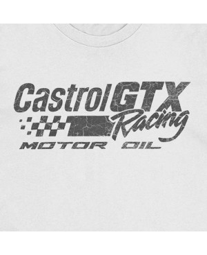 Pánske tričko Castrol GTX Racing Oil White
