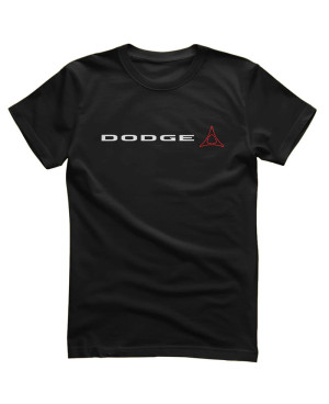 Pánske tričko Dodge Fratzog logo Black