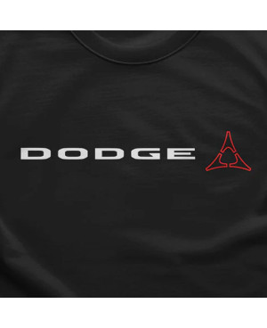 Pánske tričko Dodge Fratzog logo Black