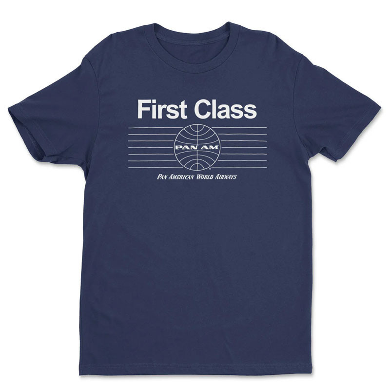 Pánske tričko Pan Am Airways First Class
