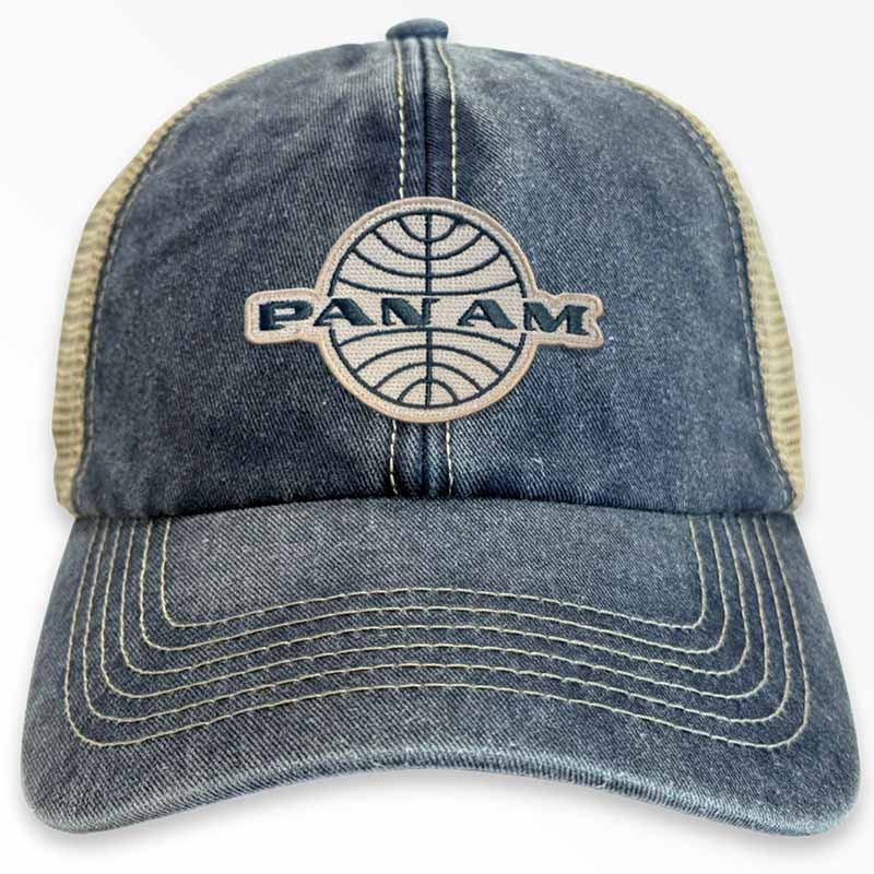 Šiltovka Pan Am Globe Vintage Trucker