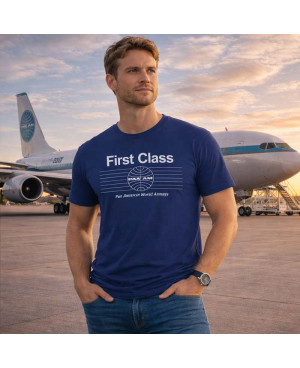 Pánske tričko Pan Am Airways First Class