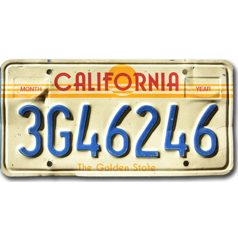 Americká ŠPZ California The Golden State 3G46246