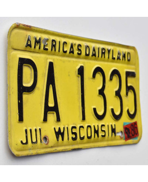Americká ŠPZ Wisconsin Dairyland PA 1335