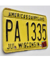 Americká ŠPZ Wisconsin Dairyland PA 1335