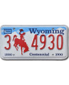 Americká ŠPZ Wyoming Bronco Centennial 3 4930