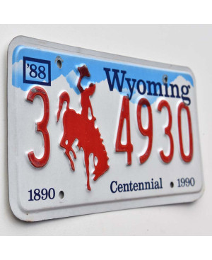 Americká ŠPZ Wyoming Bronco Centennial 3 4930
