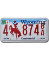 Americká ŠPZ Wyoming Bronco Centennial 4 874BA