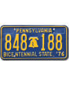 Americká ŠPZ Pennsylvania 1976 Bicentennial 848 188