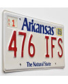 Americká ŠPZ Arkansas White 476 IFS