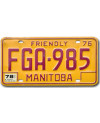 Kanadská ŠPZ Manitoba 1976 Friendly FGA-985