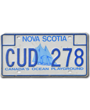 Kanadská ŠPZ Nova Scotia Ocean Playground CUD 278