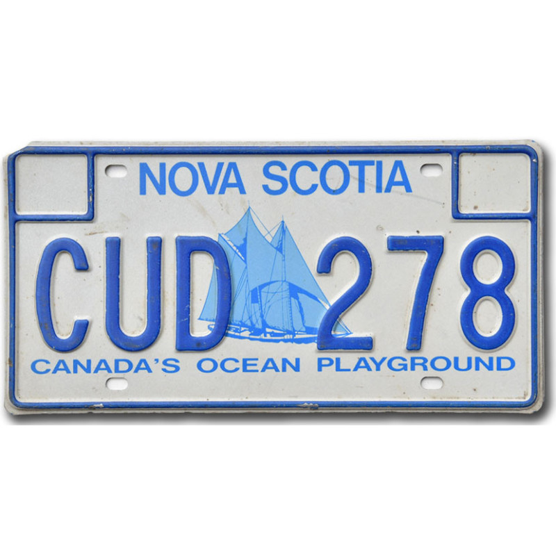 Kanadská ŠPZ Nova Scotia Ocean Playground CUD 278