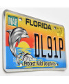 Americká ŠPZ Florida Protect Wild Dolphins DL91P