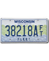 Americká ŠPZ Wisconsin Fleet 38218AFT