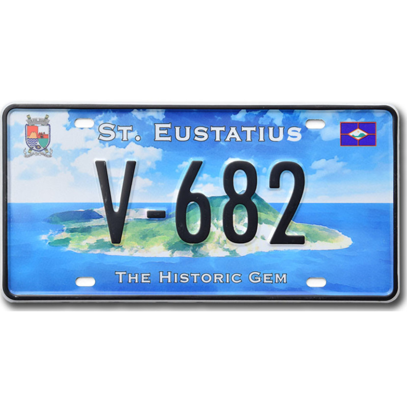 ŠPZ St.Eustatius Island Gem V-682