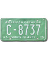 ŠPZ US Virgin Island 1975 Green C-8737