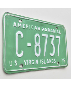 ŠPZ US Virgin Island 1975 Green C-8737