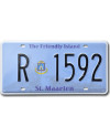 ŠPZ St. Maarten The Friendly Island R 1592