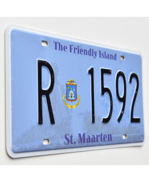 ŠPZ St. Maarten The Friendly Island R 1592