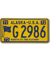 Americká ŠPZ Alaska 1971 North To The Future G 2986
