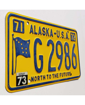 Americká ŠPZ Alaska 1971 North To The Future G 2986