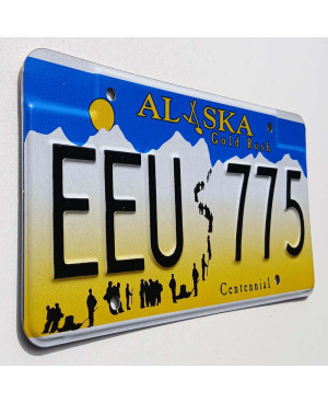 Americká ŠPZ Alaska Gold Rush EEZ 775