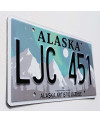 Americká ŠPZ Alaska Aurora Borealis LJC 451